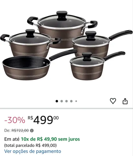 Jogo de panelas