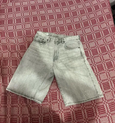 jorts zara cinza