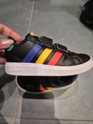 tênis infantil adidas grand court 2.0 el