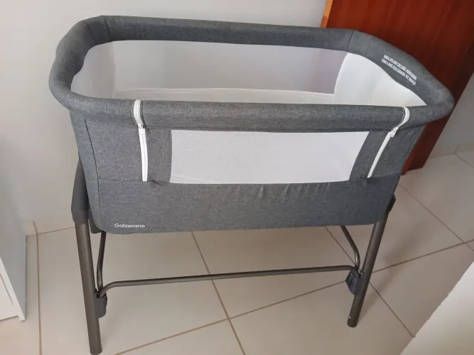Berço Portátil Cinza,  Barato demais.