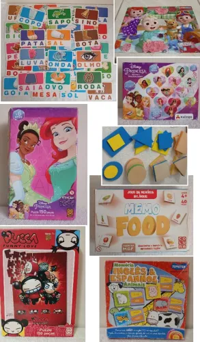 Jogos, brinquedos diversos