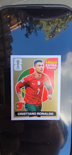 Figurinha Extra PANINI - LEGEND CRISTIANO RONALDO OURO