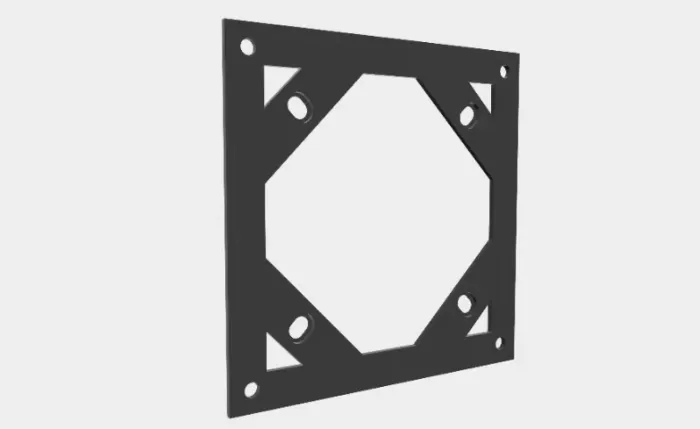 Adaptador de Ventoinha Fan de PC 80mm Para 120mm