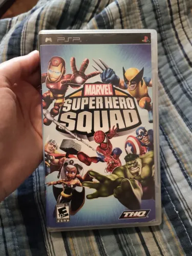 Jogo psp Marvel super hero squad