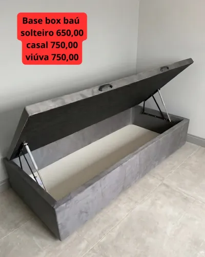 Base box baú reforçada direito da fábrica 1 ano de garantia