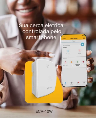 Concertina, Cerca elétrica controlada pelo celular