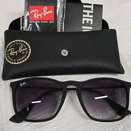 Ray ban Chris preto oculos de sol feminino masculino rb4187