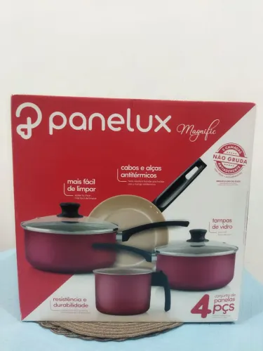 Jogo de panelas panelux 4 peças