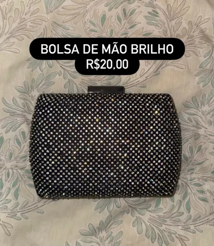BOLSA DE MÃO BRILHO