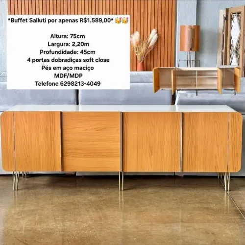?Painel Alana Tv 65" 1.80cm por apenas R$ 1.089,00*3