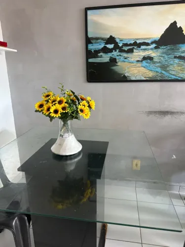 Vidro quadrado pra mesa de 4 lugares
