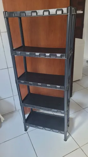 Estante plástica organizadora (5 prateleiras)