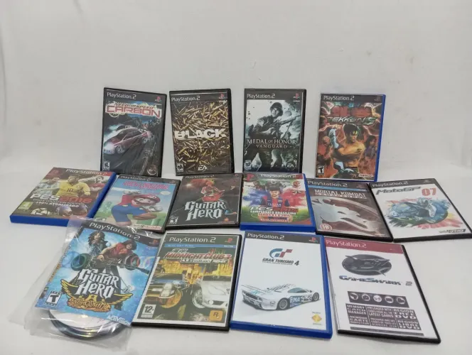 13 Jogos Playstation 2 ( PARALELOS ) + Game Shark