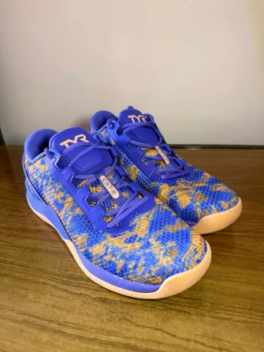 Tenis TYR CXT-2 Trainer Azul com Caramelo