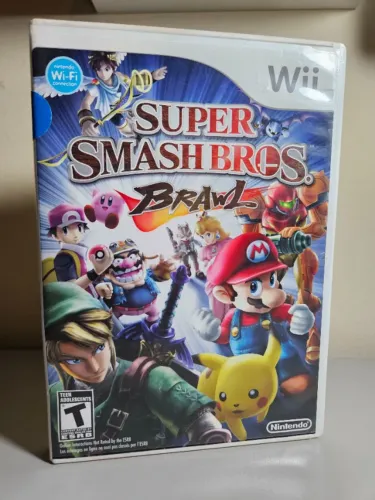 Jogo Super Smash Bros | Nintendo Wii | Americano e Testado | Sem Manual