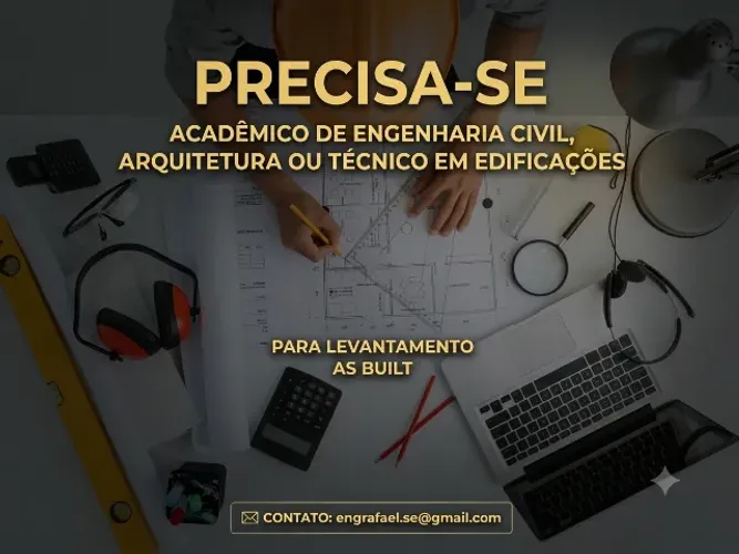 Acadêmico de Engenharia Civil/Arquitetura 2° a 4° Semestre