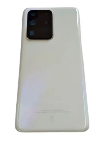 Tampa Traseira Carcaça Vidro S20 Ultra Branco/Cinza Sm-g988f/ds