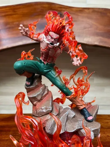 Action Figure Naruto - Maito Gai Sensei 26cm Com Led