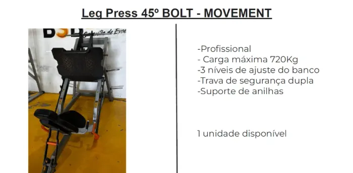 Leg Press 45º BOLT - MOVEMENT