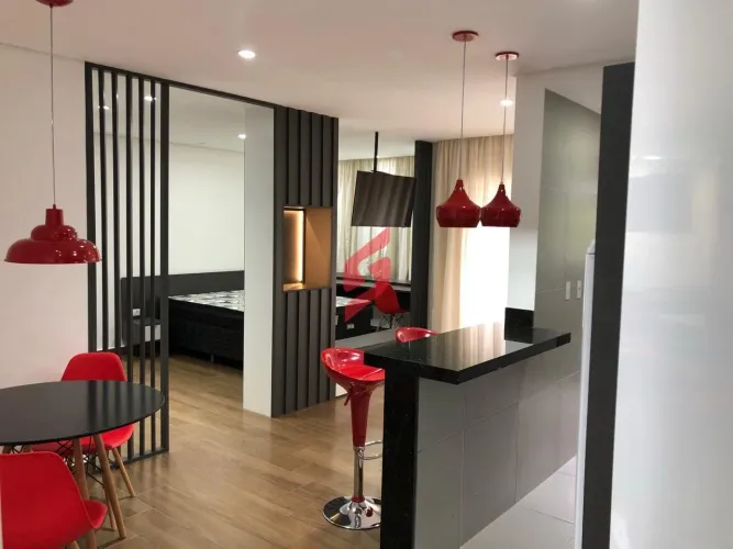 Alugo Studio RED  Totalmente Mobiliado e Equipado