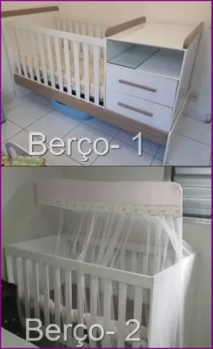 São 2 Berços,Berço 1/Berço 2 Informações Nas Fotos e Na Descrição Leia Antes De Mandar Me