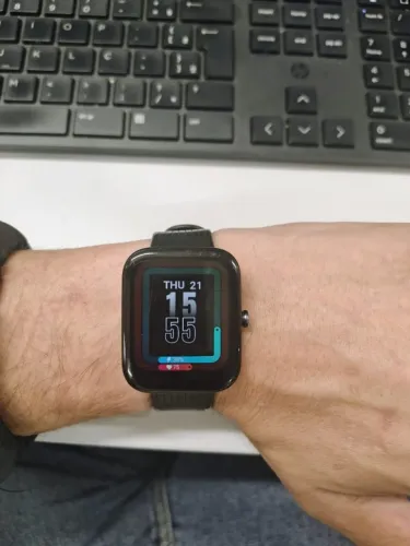 Smartwatch Amazfit Bip 3 - Tela 1.69" - Bateria 14 dias - Excelente Estado