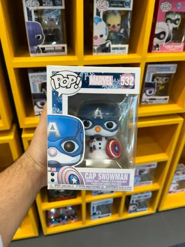 Funko Pop! Marvel | Cap Snowman #532 Novo! Lacrado!