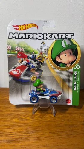 Hot Wheels Mario Kart - Baby Luigi