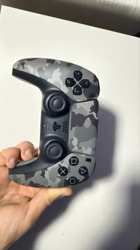 Controle dualsense ps5 camuflado cinza seminovo