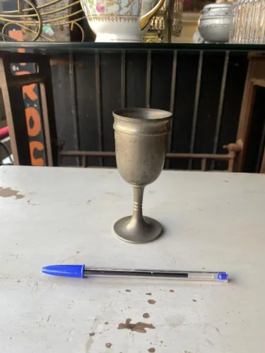 Antigo cálice em estanho (ref:270)