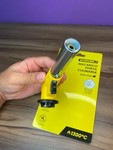 Maçarico Portátil Culinária 1300°C BOM-1540 BomVink