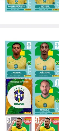 Figurinhas genéricas copa 2026
