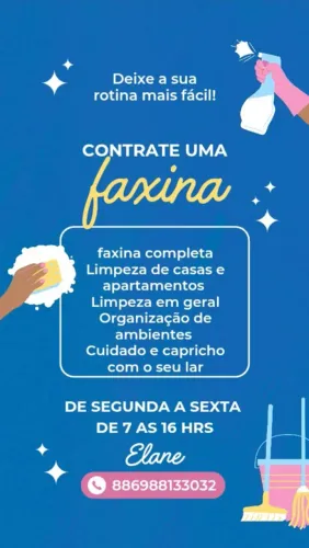 Faço faxina