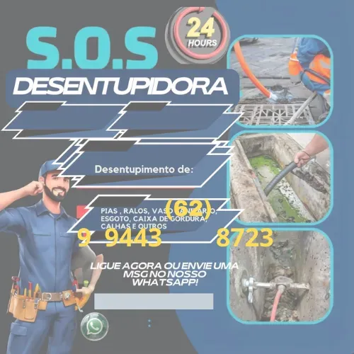 Desentupidora no Setor Oeste Goiânia Atendimento Rápido