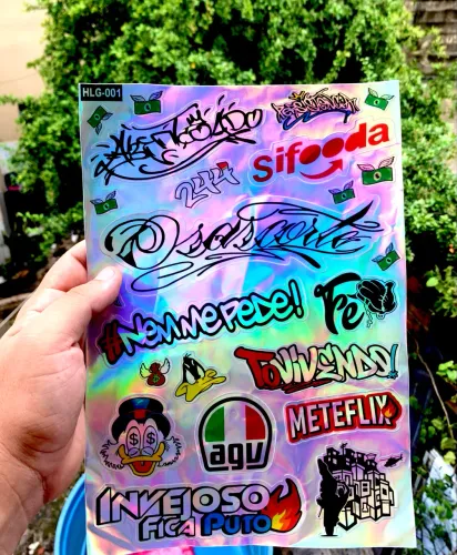 Adesivos diversos a prova d?água 