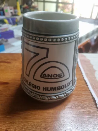 Caneco chopp porcelana antigo, colegio Humboldt.