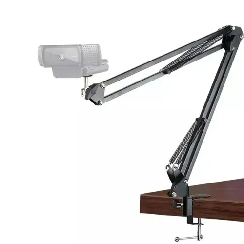 Braço Articulado Mesa Greika 35-d Suporte Webcam Iluminação Preto