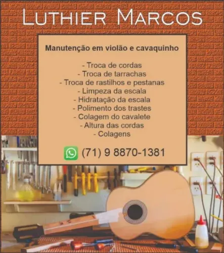 Luthier - violão e cavaquinho