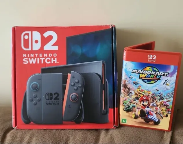 Nintendo Switch 2 Novo Lacrado + Mario kart World