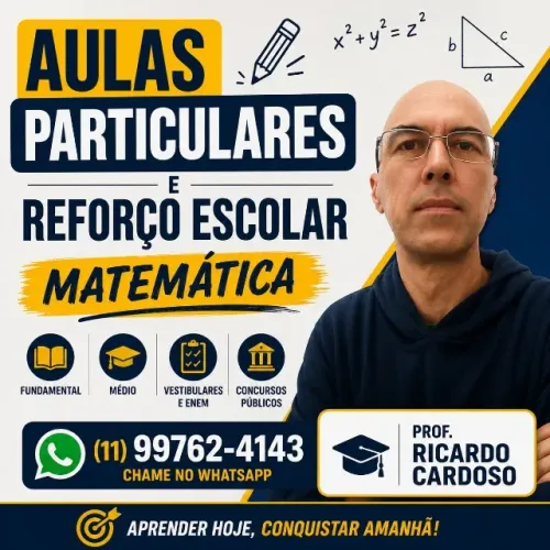 Aulas de MATEMÁTICA - Prof. Ricardo Cardoso - *