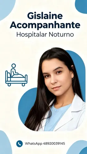 Acompanhante/ cuidadora hospitalar e a domicílio