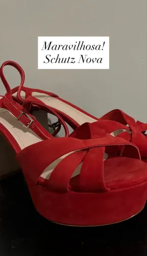 Sandália Schutz Nova 38 Maravilhosa! Frete Grátis!