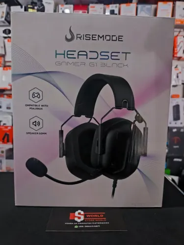  * Headset Gamer Rise Mode para Celular, Videogames e Computador - Store World 
