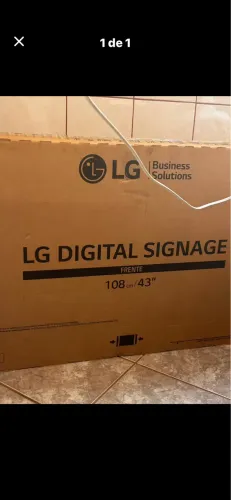 Monitor LG Digital Signage 43" 4K (UL3J-E) NOVO NA CAIXA | Linha Profissional