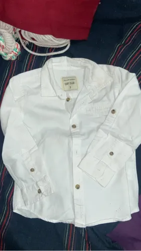 vendo essa camisa social branca baby clube