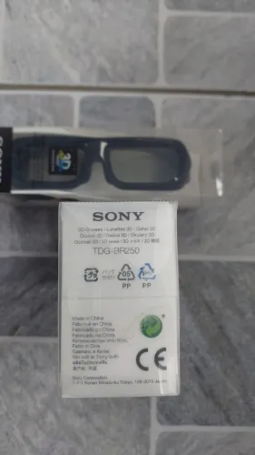 Óculos 3d Sony Tdg-br250 Recarregável Novo Estou em São Paulo Zona Leste