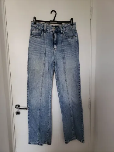 Calça jeans reta