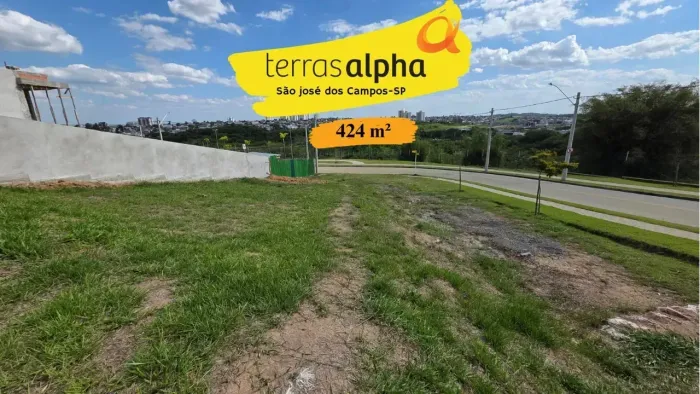 Terras Alpha - Esquina 424 m² - Urbanova -São José dos Campos-SP