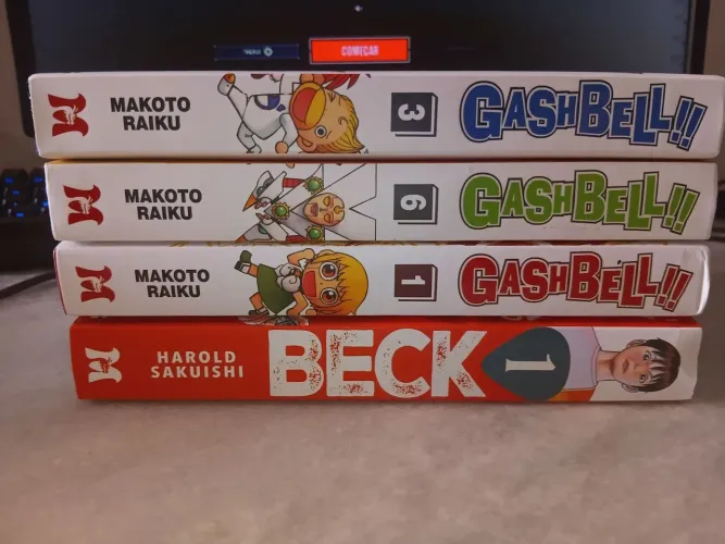 Gash Bell 1,3 e 7 e Beck 1