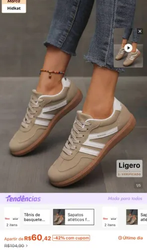 TENIS BEGE
